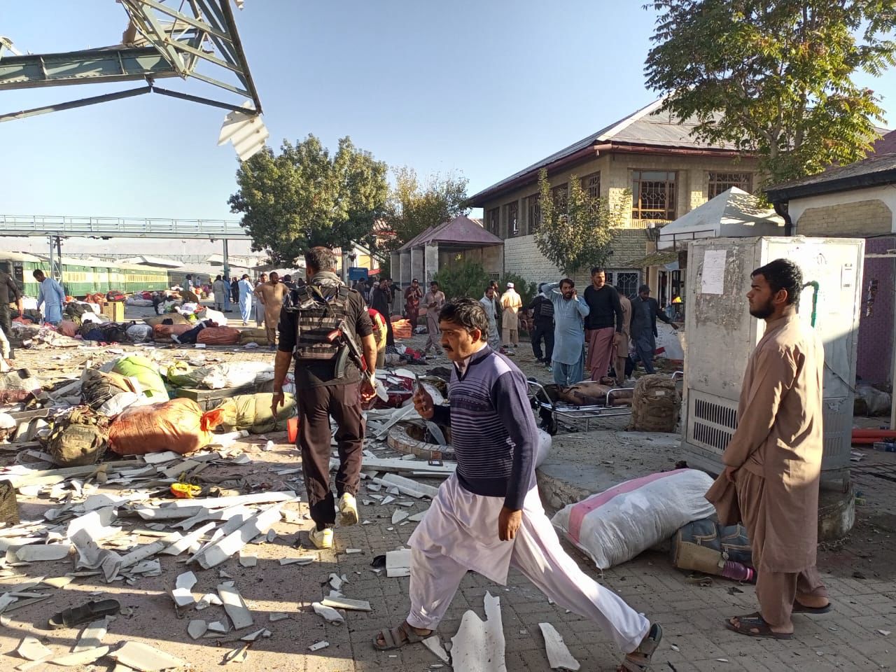 کوئٹہ ریلوے اسٹیشن پر دھماکہ کا معاملہ راولپنڈی ریلوے اسٹیشن پر سیکورٹی سخت کردی